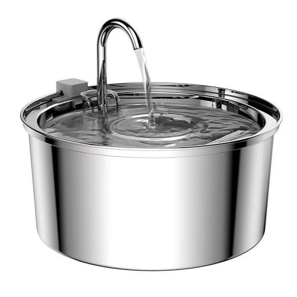 Bebedero Gato Automático Acero Inox Llave Silenciosa