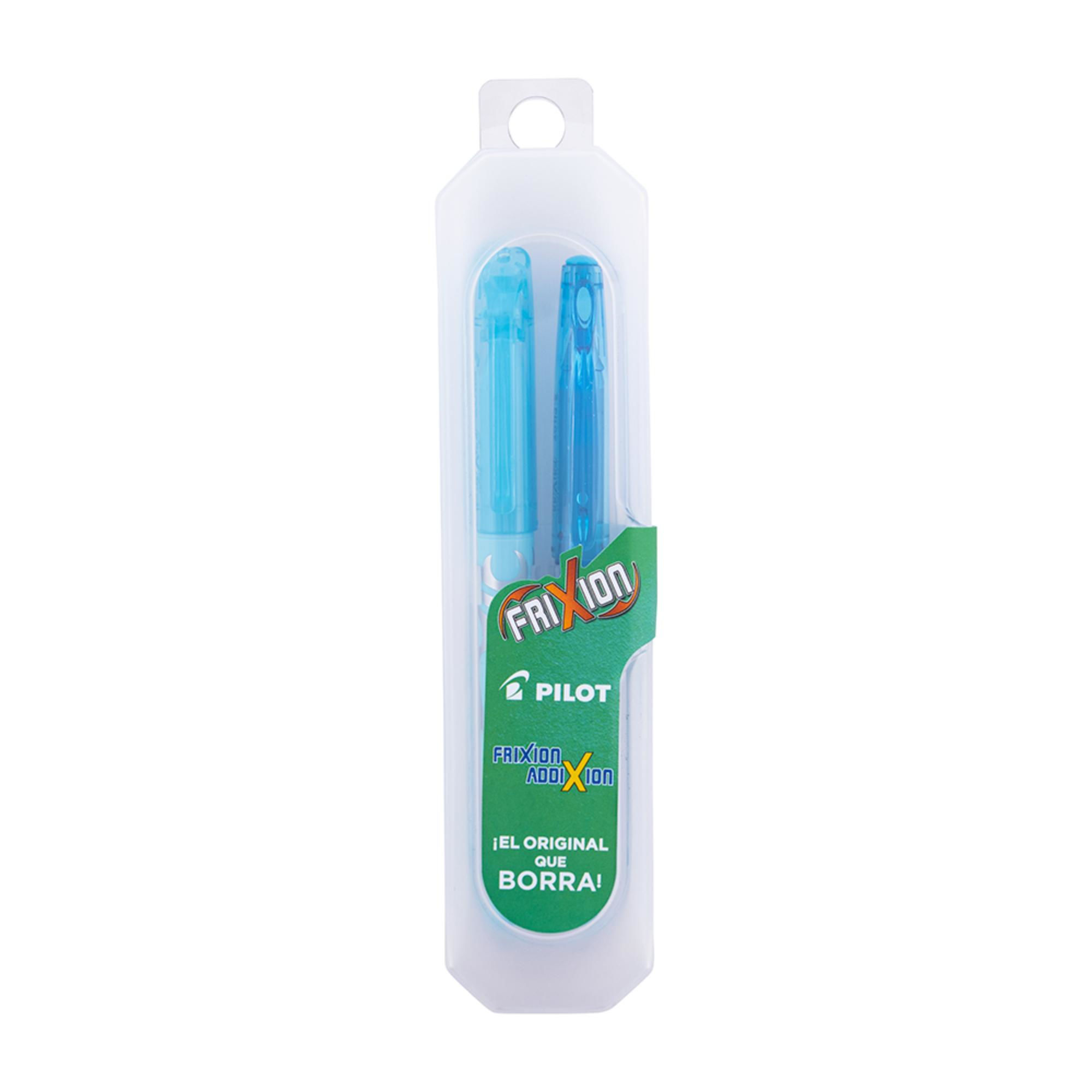 Pilot - Frixion Addixion Point + Destacador Pastel Turquesa