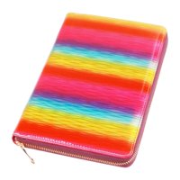 Magideal - Caja De Plantilla De Uñas Herramienta De Bricolaje De Rectangular, Soporte De Licencia De Estampado De Uñas Colección De De Impresión De , Cremallera Colorida