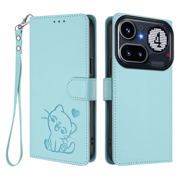 Funda Billetera Magnética para Nothing Phone 4A Pro, Verde Claro