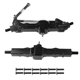 thumbnail image 3 of Conjunto De Ejes Delantero Y Trasero Para Coche RC 1:16, Piezas De Repuesto Resistentes Para WPL B24 B16, Color Negro, 3 of 5