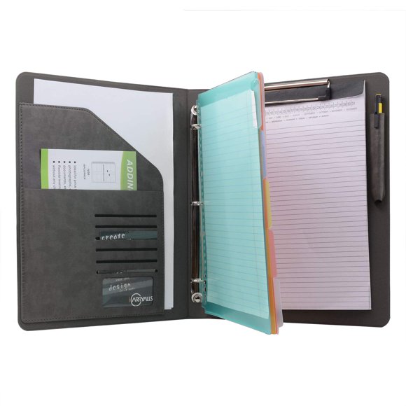 Organizador Binder Portfolio XIAOZHI con encuadernación de 3 anillas