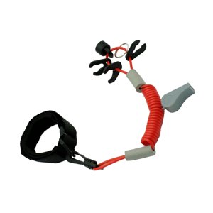 Ioensy - Barco Motor Start Stop Kill Safety Lanyard Universal Con 4 Llaves Accesorios