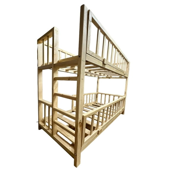 Camarote infantil con barandas removibles - 1,5 plaza