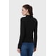 thumbnail image 3 of Polera Mujer Medio Cierre Estampado Negro, 3 of 4