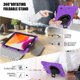 thumbnail image 4 of Funda para iPad TSQ 10.2" 9ª, 8ª y 7ª generación para niños - Morado, 4 of 6