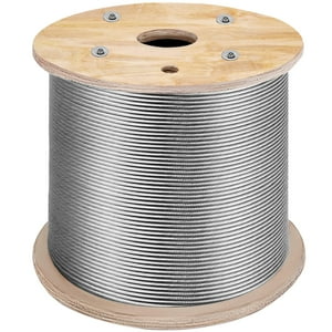 Vevor - Sistema De Barandilla De Cables, Cable De Acero Inoxidable De 1/8 Pulgadas, 1000 Pies