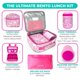 thumbnail image 2 of Set Bento Box kinsho Unicornio Rosa + Termo y Bolsa, 2 of 9