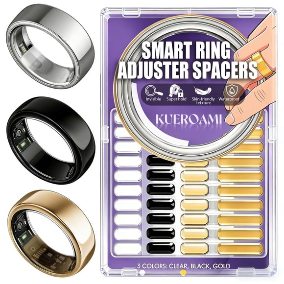 Ajustador de Anillo Kueroami 120 piezas de silicona, 3 colores