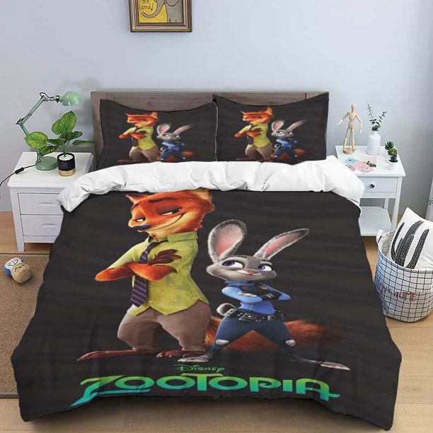 Judy Hopps Duvet Bedding Duvet Cover 3D Digital Print 100% Polyester/Cotton Comfort Bedroom Decor Children's Gifts Bed Sheets