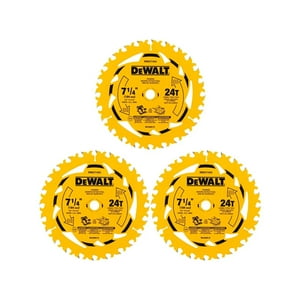 Pack 3 Discos 7-1/4'' 24 Dientes Dewalt Dwa271424Pk3