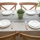 thumbnail image 3 of Mantel Tonos Gris Piedra Con Bordados Blancos Centrales, 3 of 6