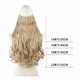 thumbnail image 2 of suxuMhao Peluca, Peluca Sintética de Encaje Frontal Peluca Rizada con Aspecto Natural, 22 Pulgadas Peluca de Encaje Balayage Rubia y Blanca Peluca Sintética sin Costuras de una Sola Pieza sin, 2 of 2