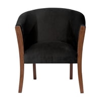 Latam Home - Sitial Dortmund Tela Velvet Negro