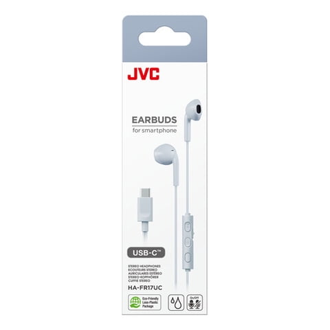 Jvc Audífonos Ha-Fr17Uc Usb-C Manos Libres Celeste