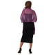 thumbnail image 2 of INSPIRE CHIC Chal Metálico Brillante para Mujer Regreso a Clases con Hebilla Elegante con Flecos para Boda y Fiesta 74.8x17.7"(LxW) Púrpura Oscuro (Plata), 2 of 6