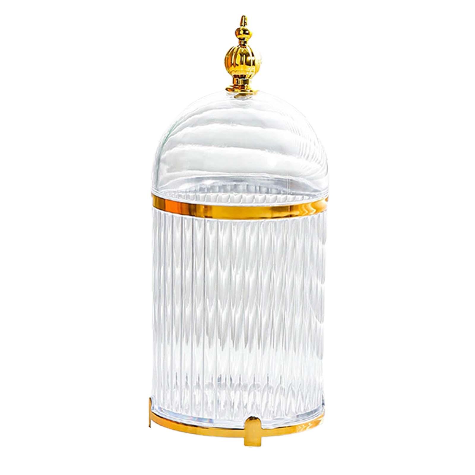 Bothyi - Soporte Para Utensilios De Cocina, Recipiente De Almacenamiento De Alimentos Para Centro De Mesa, Bar, Comedor, Transparente