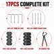 thumbnail image 2 of Kit universal de 17 soportes de escape joytrace, 2 of 6