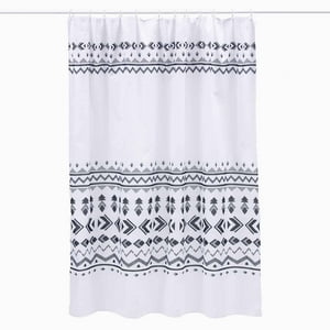 Zahr - Cortina De Baño Estampada Mic - Negra