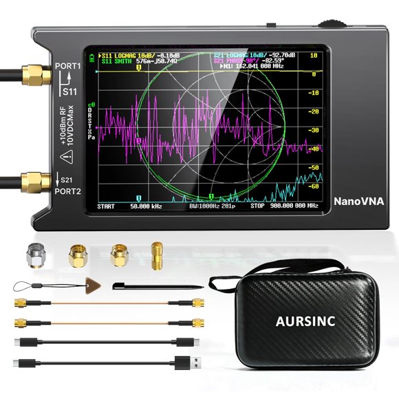 Analizador vectorial de redes AURSINC 9kHz-1.5GHz 4"