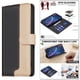 thumbnail image 5 of Funda Cartera con Bloqueo RFID para Motorola Moto G15 con Ranuras y Soporte Negro, 5 of 5