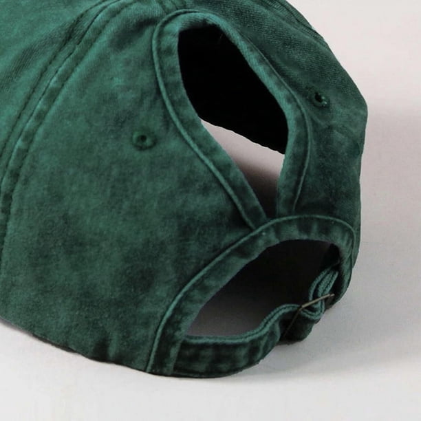 High Ponytail Baseball Cap Women Men Unisex Washed New Year Presents Christmas Valentine's Gift For Her
