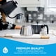 thumbnail image 5 of Cafetera de café espresso GROSCHE Milano para moka, 9 tazas, negra, 5 of 8