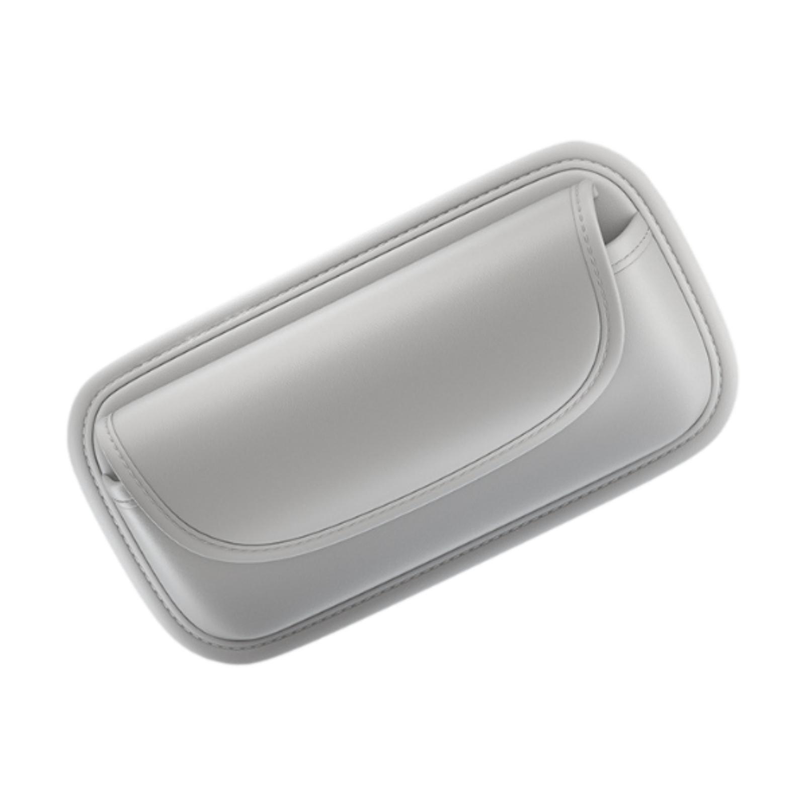 Ioensy - Estuche Para Gafas De Sol Con Clip Para Visera De Coche Para Hombre Y Mujer, Color Gris