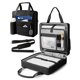 thumbnail image 1 of Carpeta CarryWise de 3 pulgadas con cierre, color negro, para portátil de 14", 1 of 7