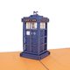 thumbnail image 1 of Tarjeta de Felicitación 3D AITpop Doctor Who TARDIS Pop‑Up, 1 of 4