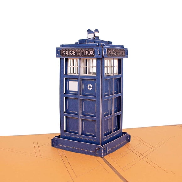 Tarjeta de Felicitación 3D AITpop Doctor Who TARDIS Pop‑Up