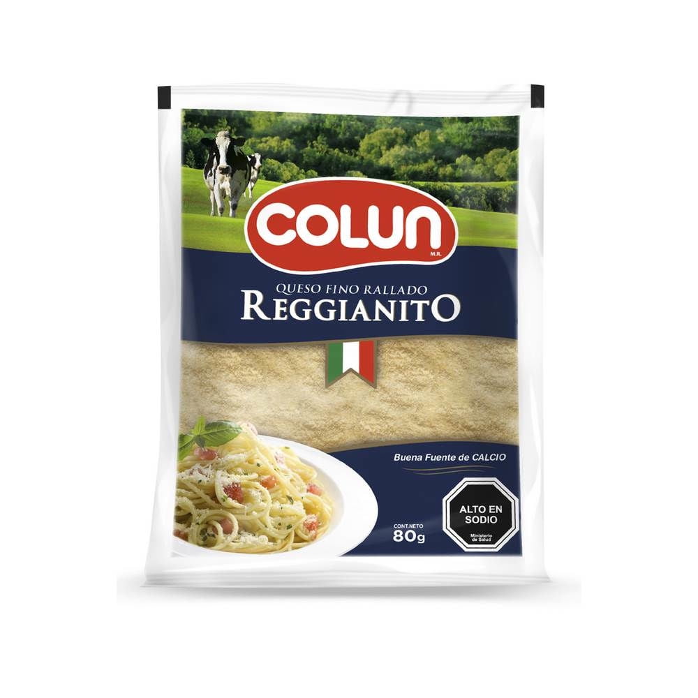Queso Rallado Reggianito 80 g Colun