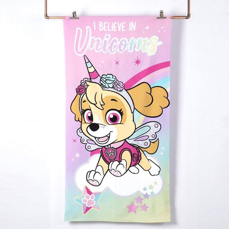 Paw Patrol Niña - Toalla Playa C/bolso 70x140+33x42 Paw Patrol Unicornio