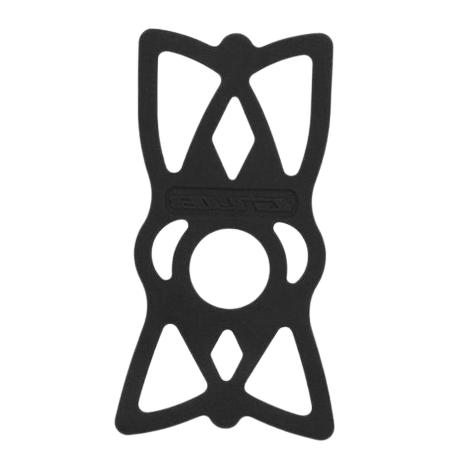 Bothyi - Motocicleta Silicona Teléfono Titular Banda Universal Teléfono Para Bicicleta Teléfono Bicicleta Negro