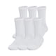 thumbnail image 3 of Calcetines Under Armour unisex para entrenamiento infantil y juvenil, paquete de 6 unidades, blancos, 3 of 3