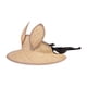 thumbnail image 2 of Sombrero Para El Sol Para Niños, Sombrero De Paja Ligero Para Niños, Sombrero De Verano Para Picnic, Viajes Al Aire Libre, Marrón, 2 of 3