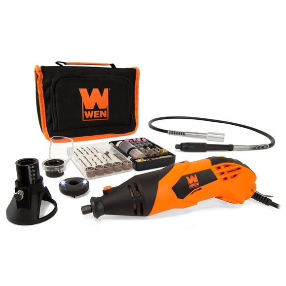 Herramienta rotativa WEN 23114 1.4 A, velocidad variable, más de 100 accesorios