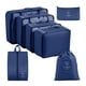 thumbnail image 2 of 7x Cubos De Embalaje Organizadores De Equipaje Para Viajes Familiares Y De Negocios Azul Marino, 2 of 3