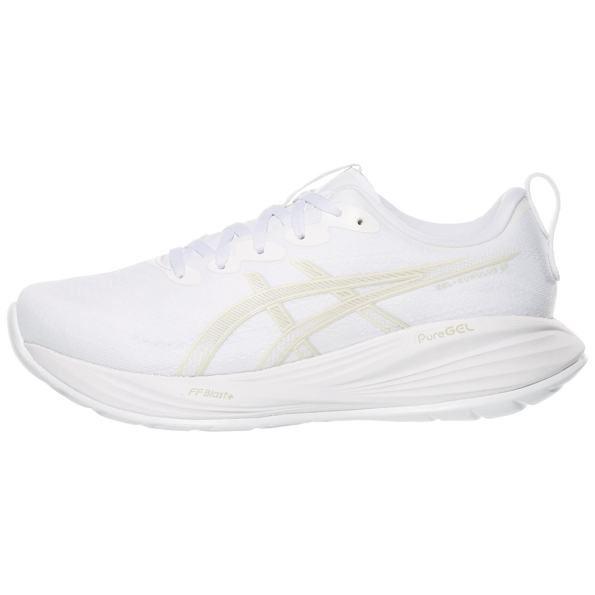 Zapatillas Para Correr Asics Gel-cumulus 27 Para Mujer En Blanco/gris Lago