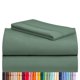 thumbnail image 1 of Juego de sábanas LuxClub Twin XL de microfibra verde musgo, 3 unidades, 1 of 8