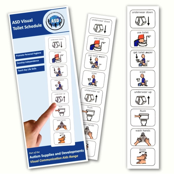 Horario Visual para Entrenamiento de Esfínteres – Suministros y Desarrollo para Autismo – Nuevo