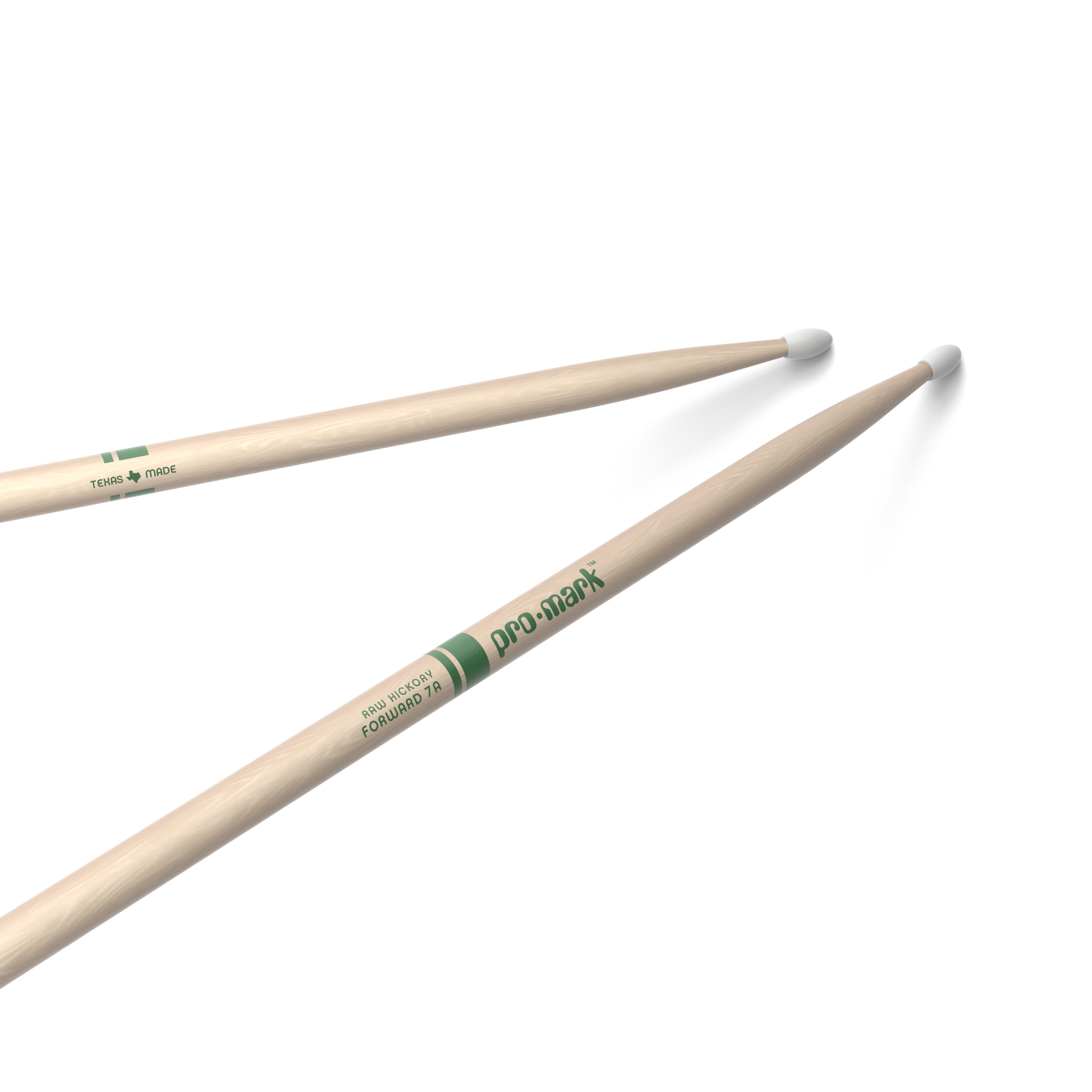 Promark - Baquetas 7A Raw Nylon Hickory Forward Pro Mark
