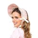 thumbnail image 3 of Sombrero de encaje estilo colonial pionero, gorra para el sol para disfraz de fiesta de té, accesorios de disfraz para mujer, 3 of 5