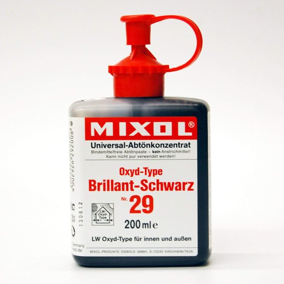 Tinte de pintura Mixol Óxido Negro #29 200 ml