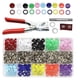 thumbnail image 3 of Kit De Herramientas De Sujetadores A Presión De 9,5 Mm Con Alicates Con Caja De 15 Rejillas Durable 10 Colores 200set Snaps, 3 of 5