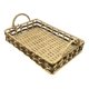 thumbnail image 2 of Cesta Panera De Rattan Cesta De Pan Cuadrada Asas Mediana Beige Tejido, 2 of 2