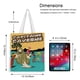 thumbnail image 5 of Captain Caveman Bolso de tela con estampado de lienzo para mujer, bolsa de compras reutilizable y estética, con cremallera interior, regalo para mujer,40*40cm., 5 of 6