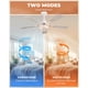 thumbnail image 2 of Ventilador de Techo WYNEYET 42 Pulgadas Blanco con Luz y Control Remoto, 2 of 3