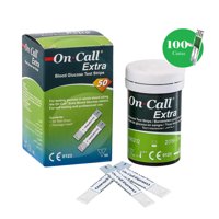 Medicaltec - Tiras Reactivas Para Glucómetro On Call Extra – 100 Unidades