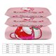 thumbnail image 4 of Cartoon Hello Kitty Rose Girl Room Decor Size Bedding Set for Kids 3 Piece Bedding with 1 Flat Sheet And 2 Pillowcases Twin, 4 of 5